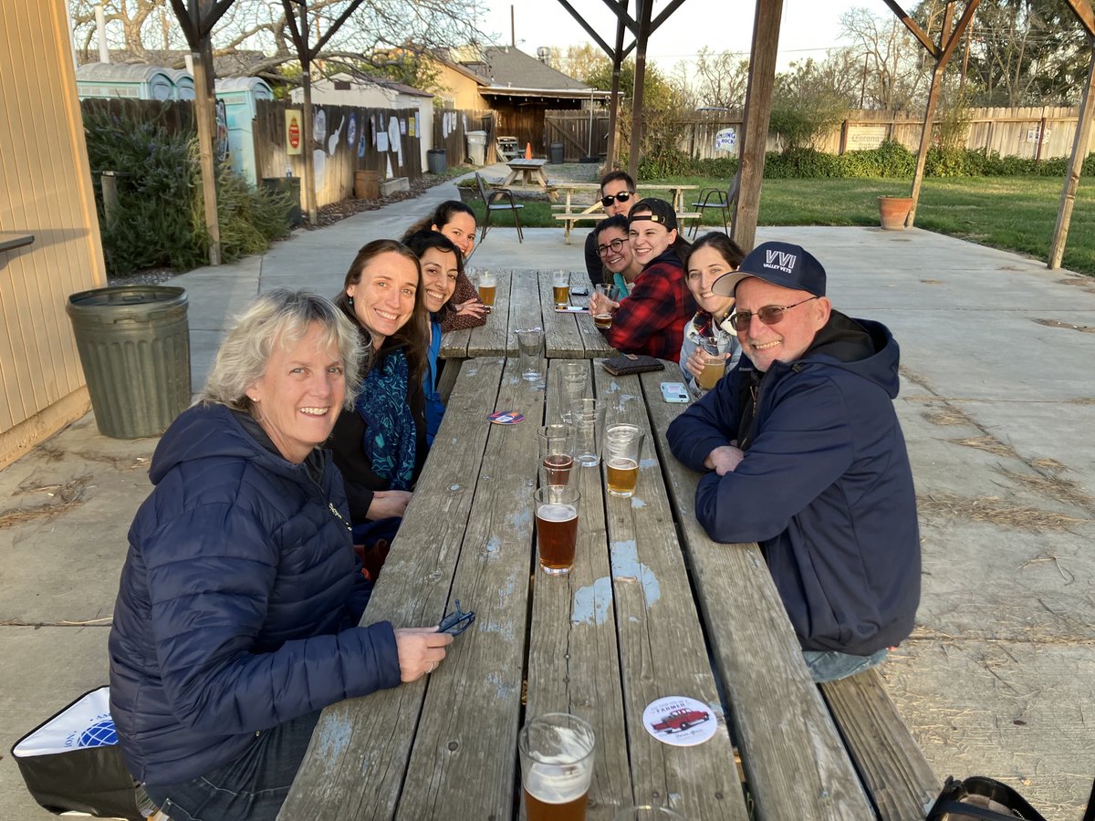 BioBeef's tweet image. Embryo 🐄 transfer day is always a team sport - important to have floral gumboots ⁦for a Spring 🌷transfer followed by a relaxing brew at Plainfield Station @ucdavis⁩ @ucanr ⁦@Albaledesma10⁩ ⁦@Maci_Mueller⁩ ⁦@Visionphemy⁩