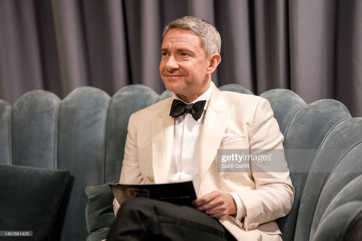 RichartinFan's tweet image. #MartinFreeman👱🏻‍♂️✨️🤍🖤❤️‍🔥 anf Sophie Turner backstage during the EE BAFTA Film Awards 2023 at The Royal Festival Hall on February 19, 2023 in London, England. 

(Photo /Getty Images for BAFTA)

#baftaawards #bafta2023🏆