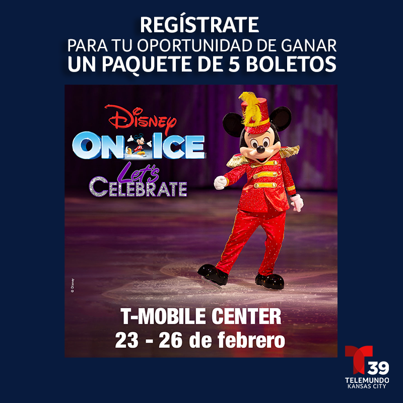 TelemundoKC's tweet photo. ✨✨SORTEO✨✨
¿Quién quiere ganar 5 boletos para Disney On Ice?
Visita https://t.co/oW7sEgXZuF o nuestra website https://t.co/g1JWw0MZT1 y regístrate al sorteo.
#Registertowin #registrateparaganar #boletos #DisneyOnIce #TMobileCenter #KansasCity https://t.co/3174h8Cblr