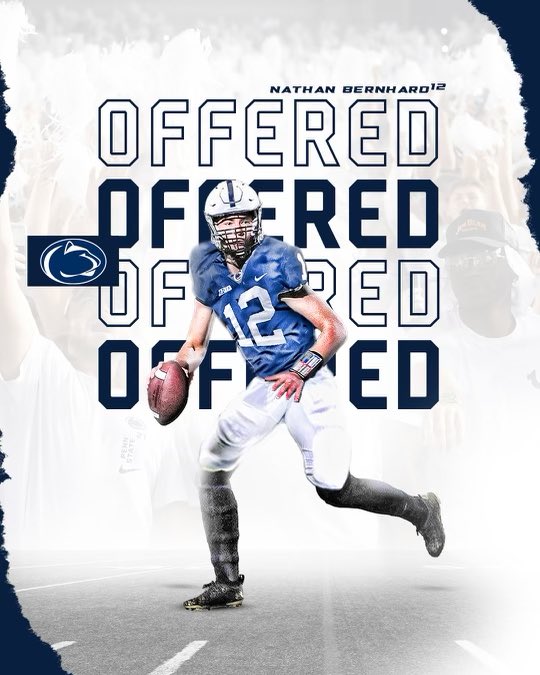 After a great conversation with @Coach_Yurcich I’m blessed to receive my first offer from Penn State University! @PennStateFball @BradMaendler @Arrow_Football_ @JaredLuginbill @OhioPrepsRivals @coachjfranklin