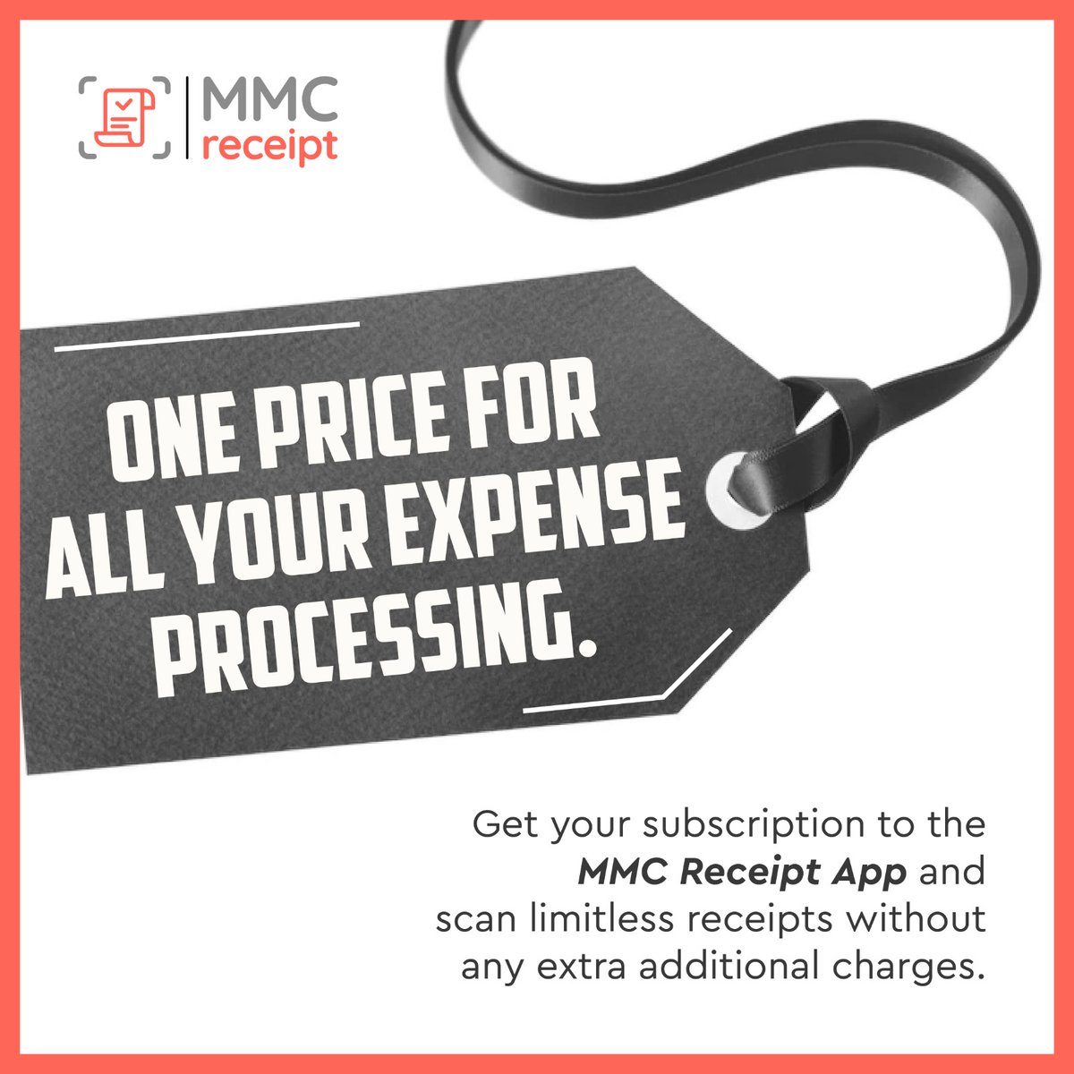 Snap, scan, and forget about the clutter!

End all your document chaos and keep your finances in check with the MMC Receipt App.

#MMCReceipt #Application #receiptmanagement #expensetracking