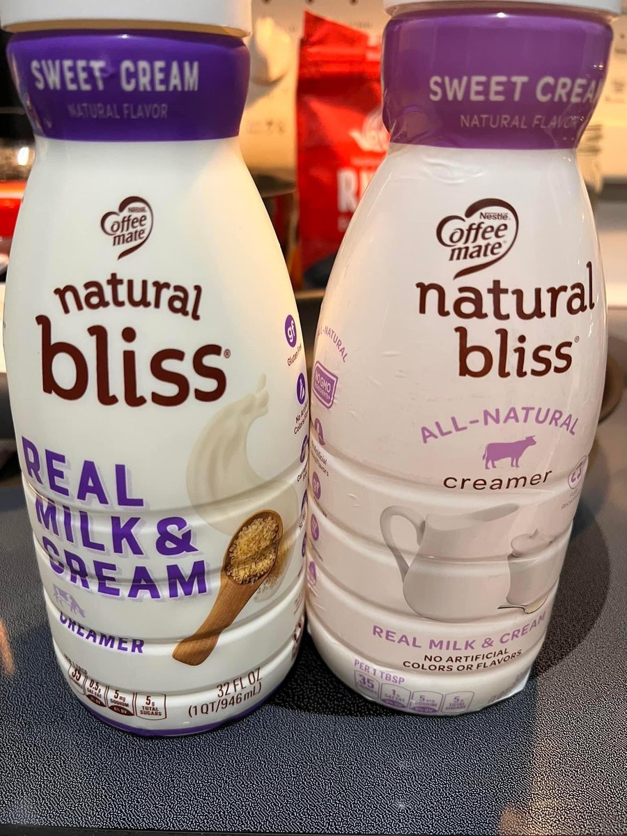 melynda213's tweet photo. @NestleUSA @Nestle @Coffeemate @TheNaturalBliss shame on you! #baitandswitch #coffeemate #naturalblisscreamer #nestle #shameonyou #changedingredients https://t.co/90KhZKsqV2