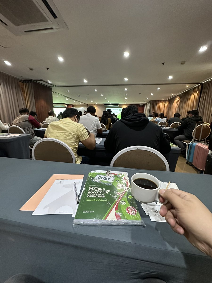 ChowFunTV's tweet photo. Day 1: Basic Training Course for Pollution Control Officers https://t.co/xMgiVlI7Xt