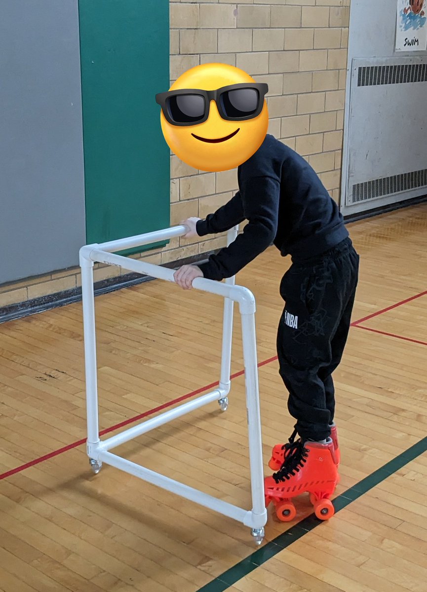 Had a great Friday roller-skating into our mid-winter break. All of our students were awesome, it was so much fun, so very tiring, and so worth it! #AdaptedPE #HPE