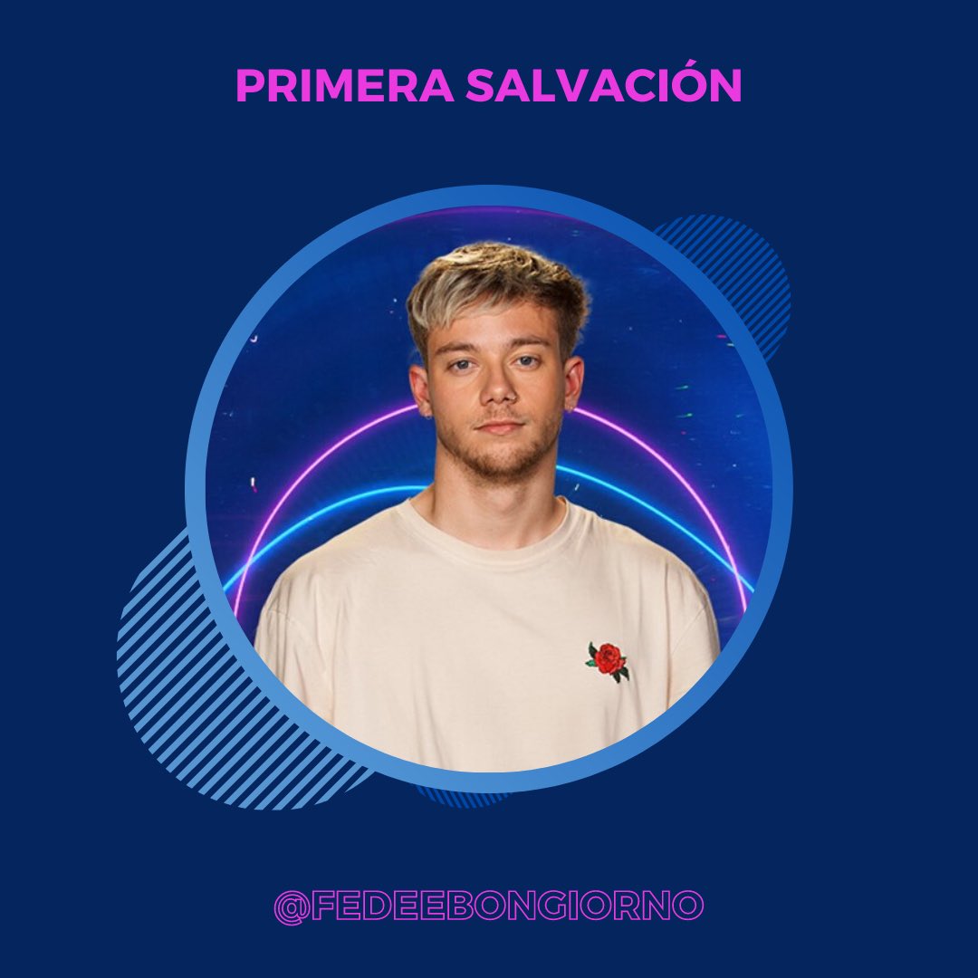 fedeebongiorno's tweet photo. ✅ el primer salvado de esta semana es NACHO #GranHermano https://t.co/RIJXQhntwS