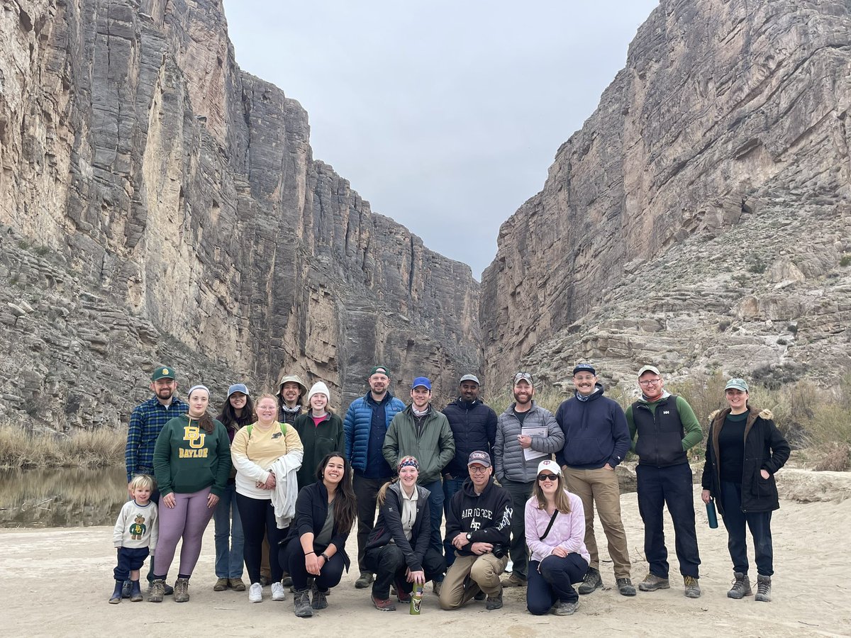 Just got home from a great Volcanology field trip to Big Bend and Davis Mtns led by <a href="/KennethBefus/">Kenny Befus /“\</a> seen here at Santa Elena Canyon