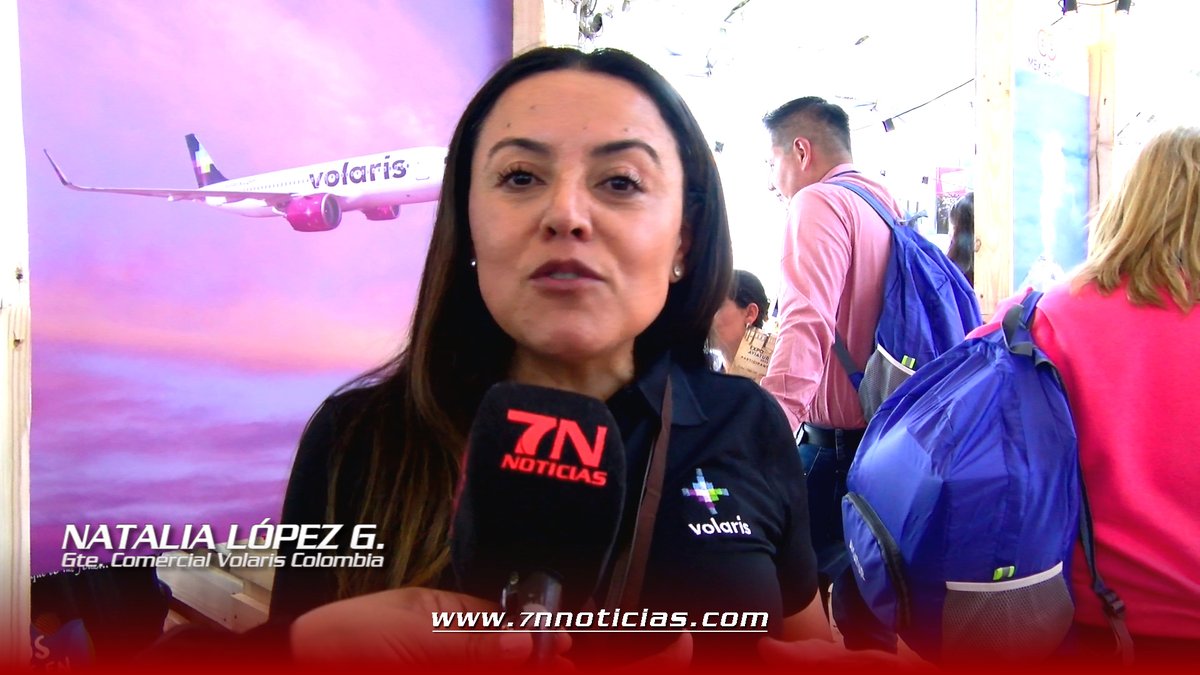 #Destacado / <a href="/viajaVolaris/">Volaris</a> estuvo presente en Expoaviatur 2023 realizado en #VillaDeLeyva
Natalia López gerente comercial de la compañia nos contó por que #Volaris es considerada la aerolínea #1 en precios, para destinos en México, Centroamérica y EEUU 

youtu.be/mEP7byiomkc