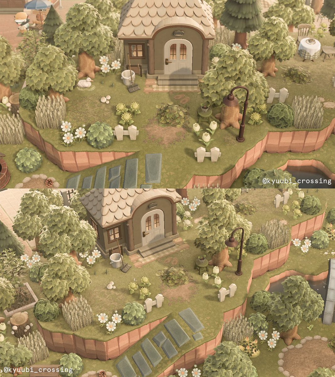 a cozy green home for deena 🍃

#acnh #ACNHDesign