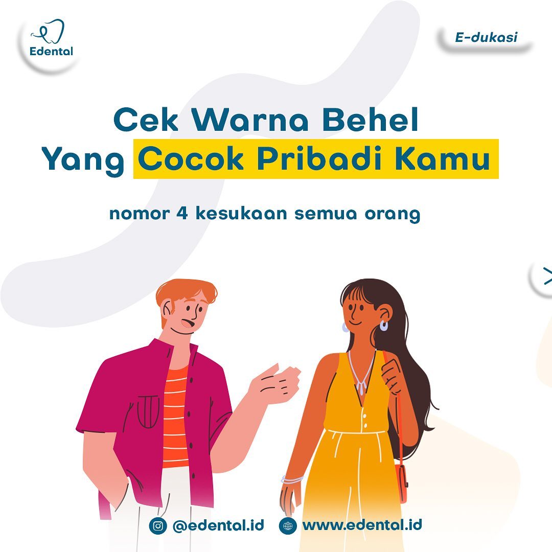 Edental001's tweet photo. Ternyata tiap warna karet behel yang kalian pake punya arti tersendiri loh 😍

Yuk ceeekkk arti warna karet behel kamu 😁

#karetbehel #behelgigi #harisenin #PROMO https://t.co/DMPMNQEKAT