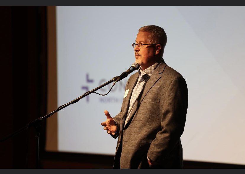 ConvergeNorth's tweet photo. Mark Bjorlo at the Biennial Meeting at Bethel! https://t.co/FRgDkOGgFv