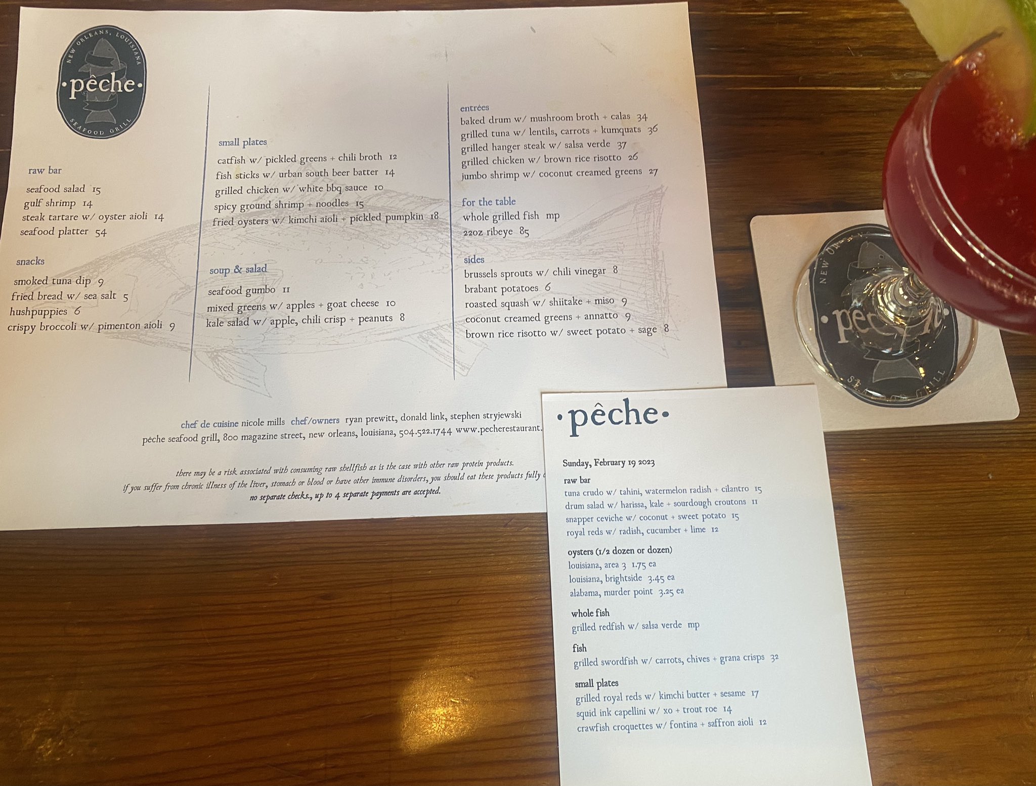 Clue Heywood on X: Time to post some food porn, went to pêche earlier,  seafood only per my standing New Orleans policy, Area 3 oysters, spicy  shrimp with noodles, crawfish coquettes t.coHk3bue0gav 