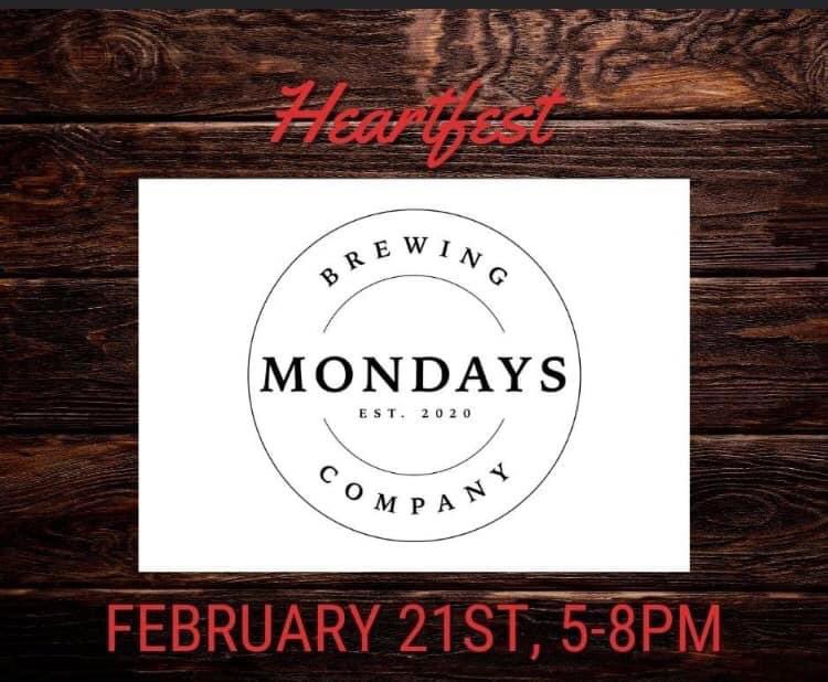 heartfestinc's tweet photo. Brewery night is THIS TUESDAY from 5-8 at @MondaysBrewing! Last chance to sign up! 

Click the link for tickets and to learn more: https://t.co/oTZubcw3mC

#CHD #NonProfit #NonProfitFundraiser https://t.co/Tt5Nu8o5wm