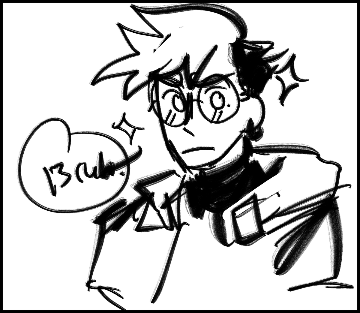one minute drawings, i drew the 98 anime first and completely underestimated how much i could get done. #TRIGUN 