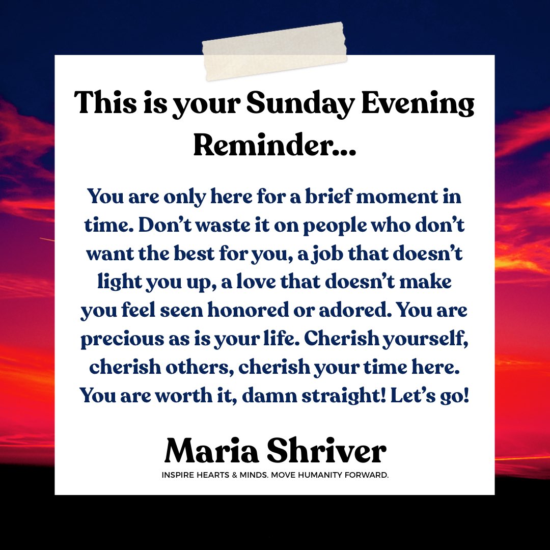 You only have one life, so get to living it! Stop wasting time waiting for it to happen, waiting for it to fit your wants and needs, and start making it what your heart desires. We can’t expect others to cherish our lives if we do not! So, are you ready? #sundayeveningreminder