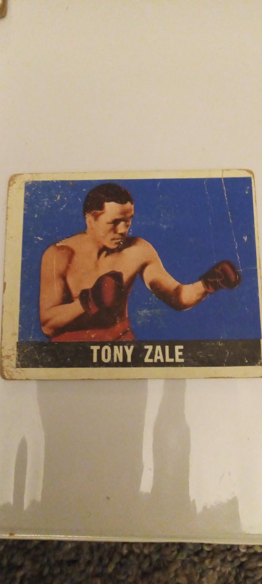 delspacefranco's tweet photo. Middleweight champ #TonyZale #1948Leaf https://t.co/GMFIvJrFag