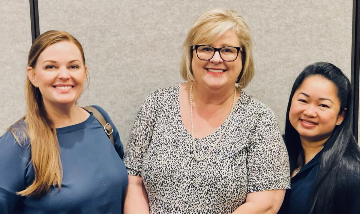 FDHA President-Elect, Jessica Walker, and Secretary, Maica Beebout, attended the Florida Board of Dentistry general business meeting in Tampa on Friday, 02/17. They are pictured with distinguished board member, Angela Johnson, one of two dental hygienists appointed to the BOD.