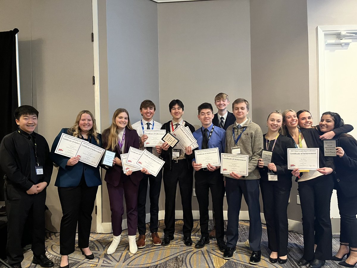 Great time at State BPA! Great students and many awards won! Nationals here we come!