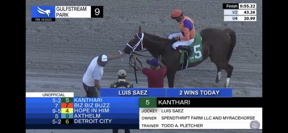 ORBsession's tweet photo. KANTHARI WINS!! 
That’s 2-in-a-row &amp; Best Turned-Out as well!!! 🥰🤩🏇 https://t.co/mGJkGrSwLu