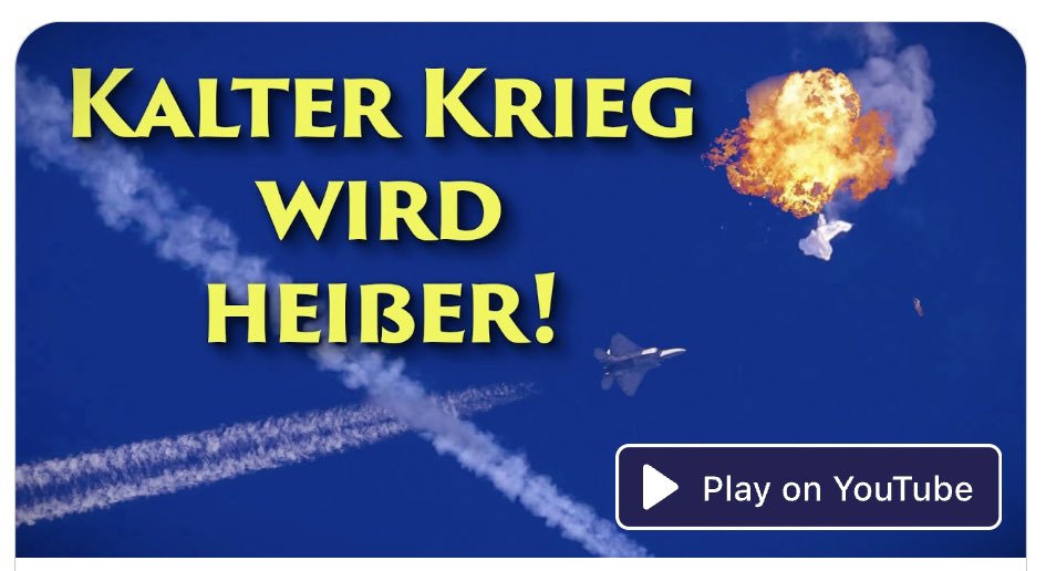 ManuH17068685's tweet photo. #Kalter #Krieg wird heißer!
Mr Wu in Deutschland
https://t.co/TOiWS0mApv https://t.co/0G2LSa90O0