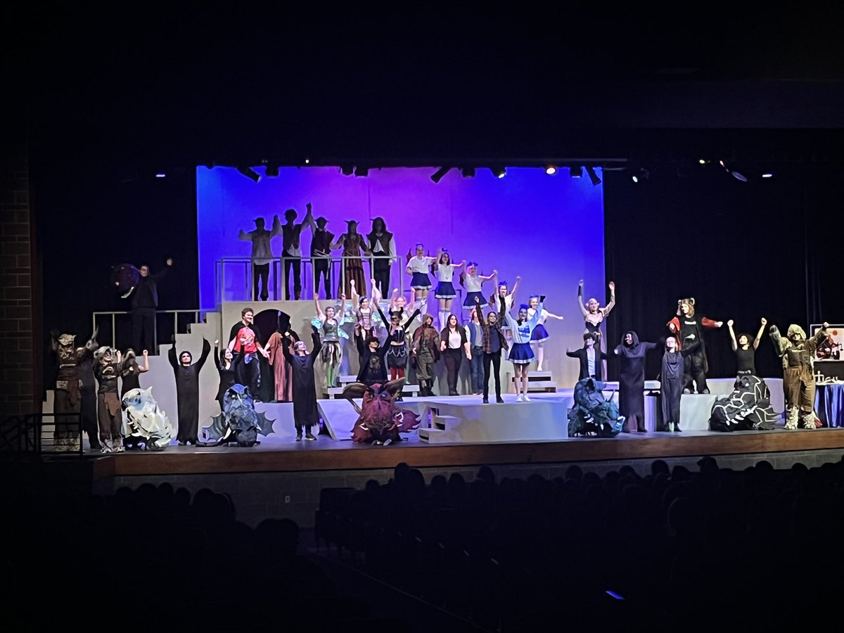 Last night we closed “She Kills Monster:Young Adventurers Edition” Such a great cast and crew on this show!  Thanks to all who made it out to support GEHS Theatre