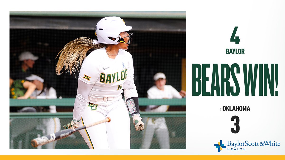 DOWN GOES NO. 1 

#SicEm 🐻🥎