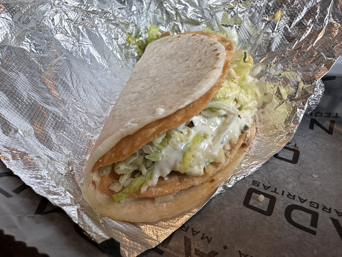 Got a free taco for tweeting about it. I’ve reached my peak <a href="/condadotacos/">Condado Tacos</a>
