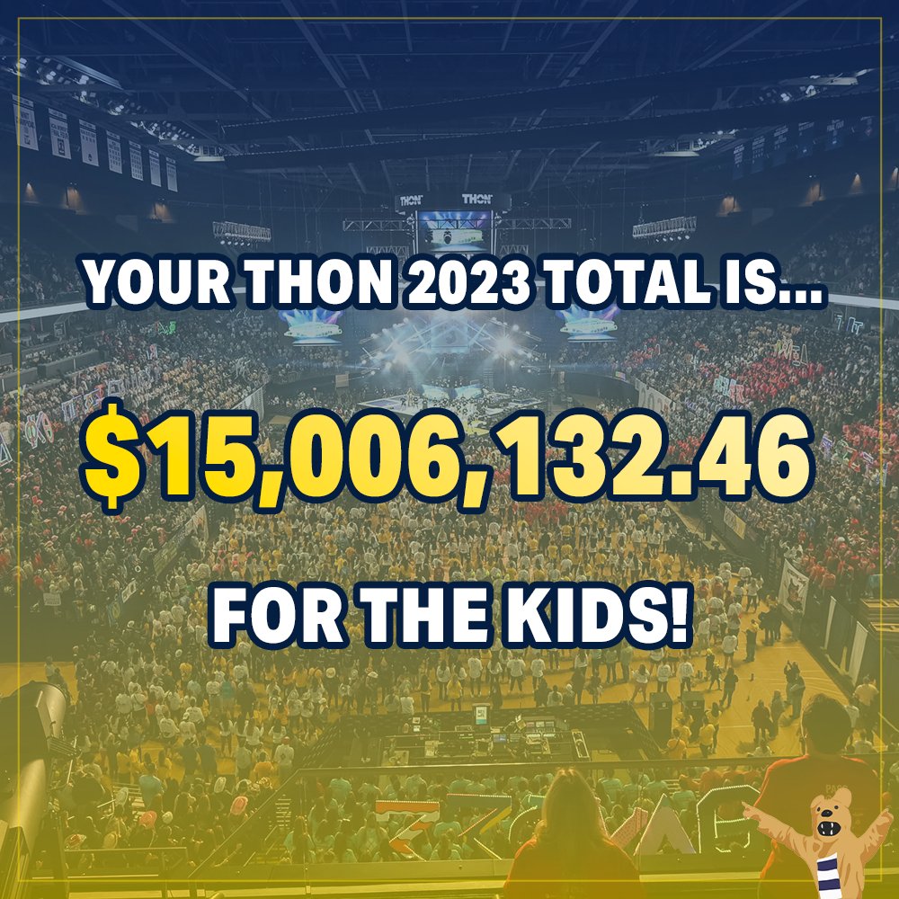 The #THON2023 total is….