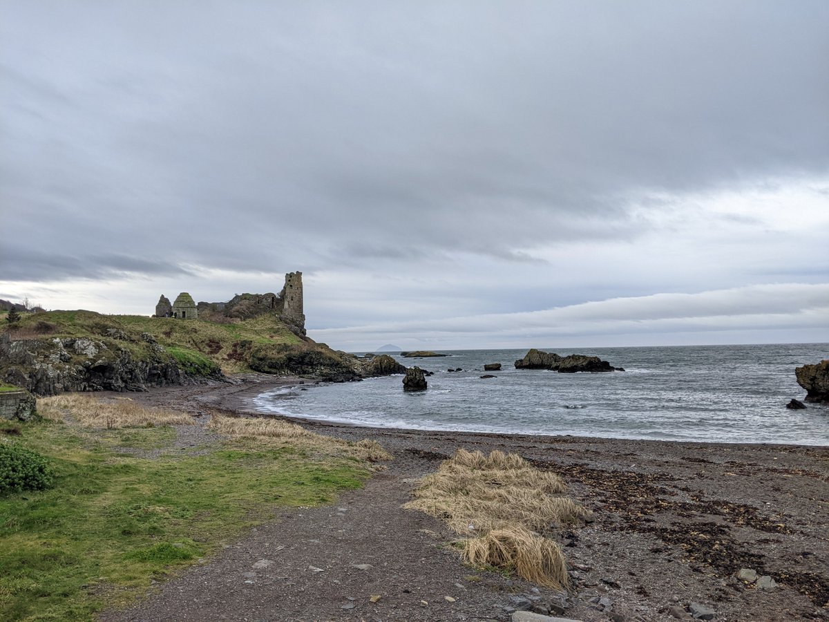 The Ayrshire Coastal Path still looking nice under the February cloud today!
