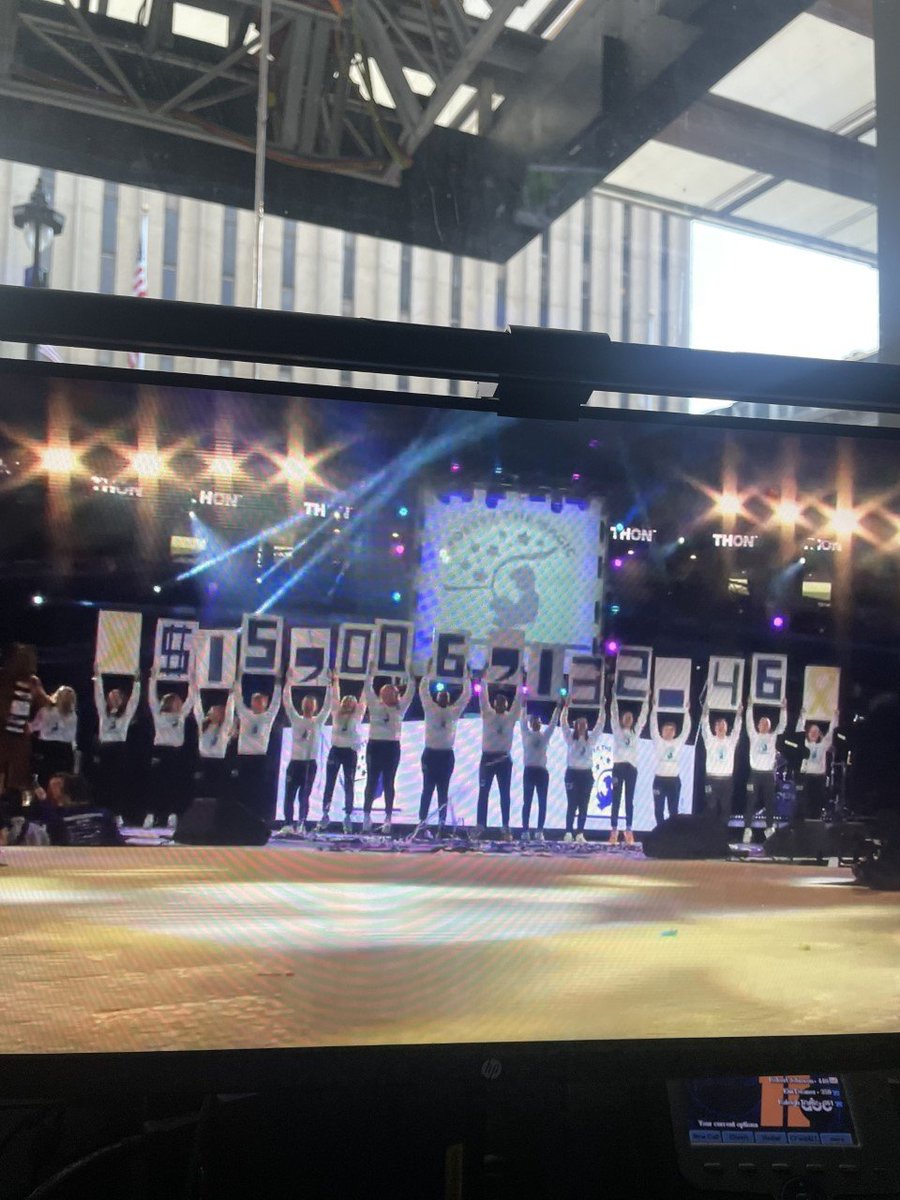 rjohnsontv's tweet photo. .@penn_state's @THON, the largest student-run philanthropy in the world, raises more than $15 Million in the fight against childhood cancer!!

So proud of all of their efforts and especially @FortySixLIVE for their continuous livestream of the entire event. https://t.co/xMo8zM7zk3