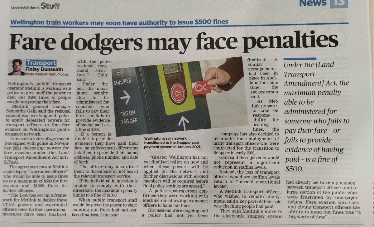 This is madness.

$500 fines for not paying for your bus ticket?

Meanwhile, the maximum infringement fee for parking "in a way that is unsafe" is a paltry $60. Parking on a footpath is only a $40 fee.

Can we sort this out please?