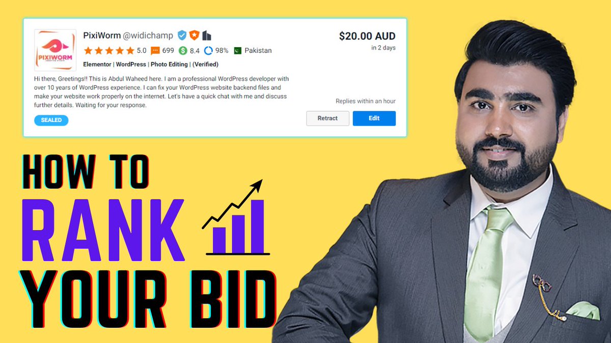 MrGeniusPK's tweet photo. How To Rank Your Bid | https://t.co/Si3mDSrfkG Tips &amp; Tricks | Freelancing Course... https://t.co/YlnYXQudkR

#freelancer #freelancing #earnmoneyonline #freelancingcourses #makemoneyonline #freelancerdotcom https://t.co/JPblVqOJ8C