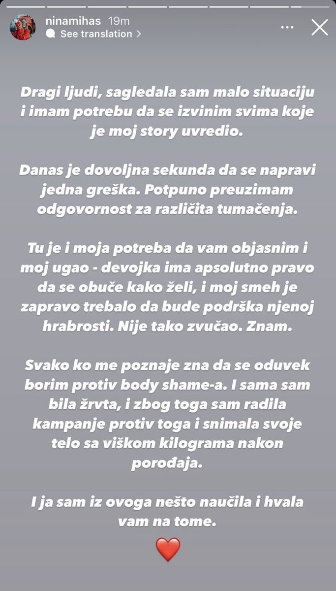Еве ради што и прекинуваат соработка. И се извинува без да напаѓа никого ама таа е цената кога си популарен. А не како Лазаров уште и не признава, па и се сили ќе видите каков победник сум јас.