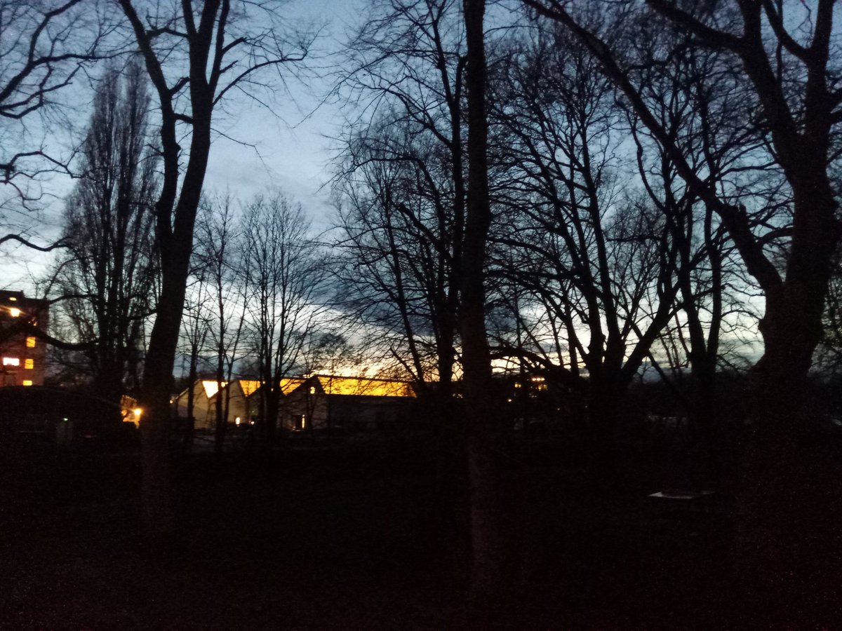A mesmerizing evening in derby,UK.
