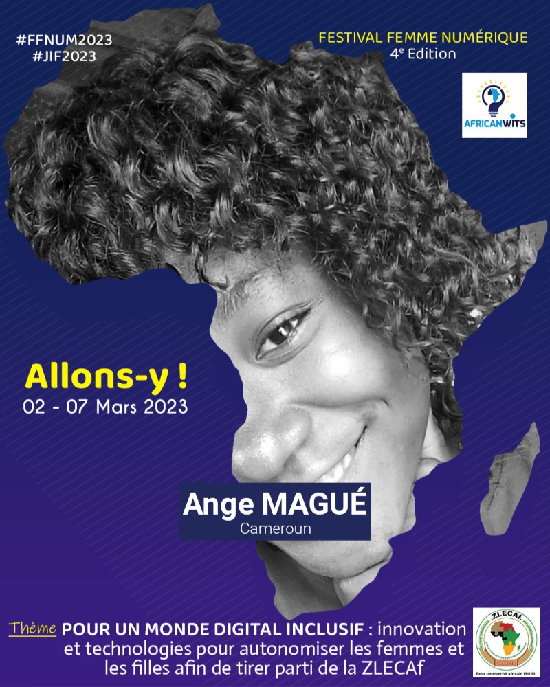 Angy_Create's tweet photo. Participez à la campagne digitale de la 4e édition #FFNUM organisée par @AfricanWITS .
Pour personnaliser aussi votre photo et partager avec le hashtag #FFNUM2023 #JIF2023 : https://t.co/FC3vHpCjoi… https://t.co/PALKsZLOz0