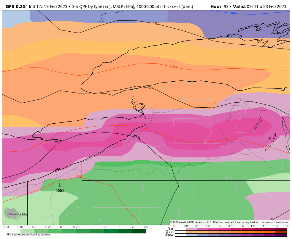 wx_MikeDoyle's tweet photo. Confidence is going on an impactful winter storm Wed night-Thurs. The exact amount of freezing rain/ice is still up in the air. This is a very difficult storm to forecast as there are many moving parts that could drastically change the outcome. #NYwx  @news4buffalo https://t.co/1Kelv4mo17