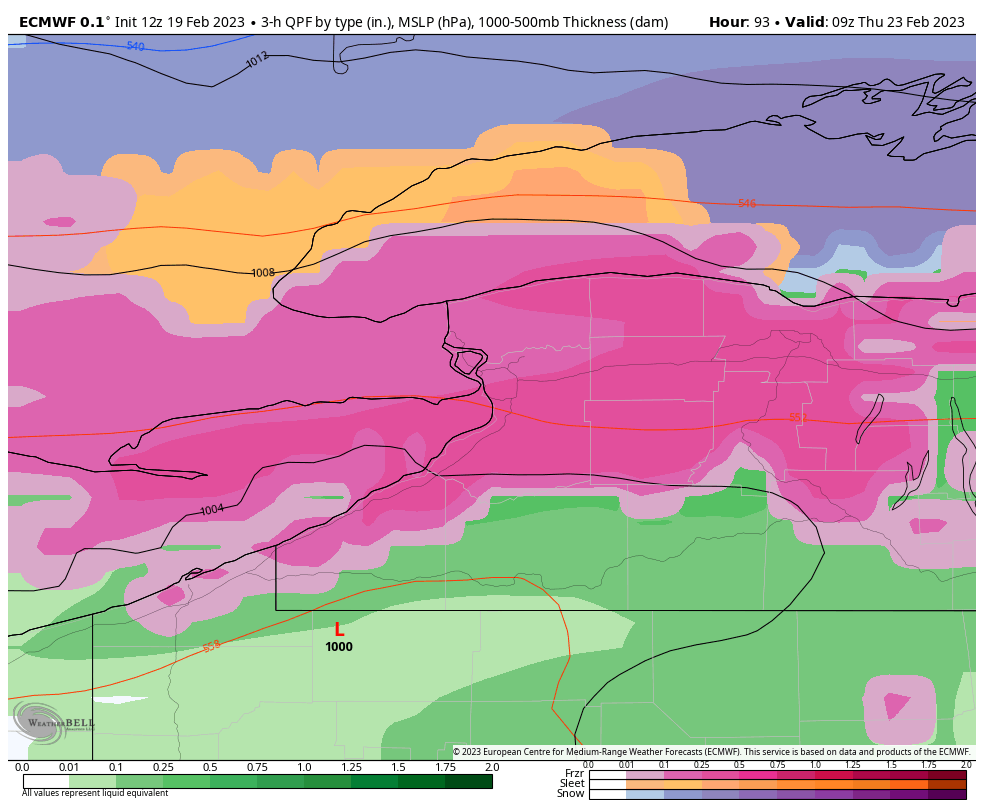 wx_MikeDoyle's tweet photo. Confidence is going on an impactful winter storm Wed night-Thurs. The exact amount of freezing rain/ice is still up in the air. This is a very difficult storm to forecast as there are many moving parts that could drastically change the outcome. #NYwx  @news4buffalo https://t.co/1Kelv4mo17