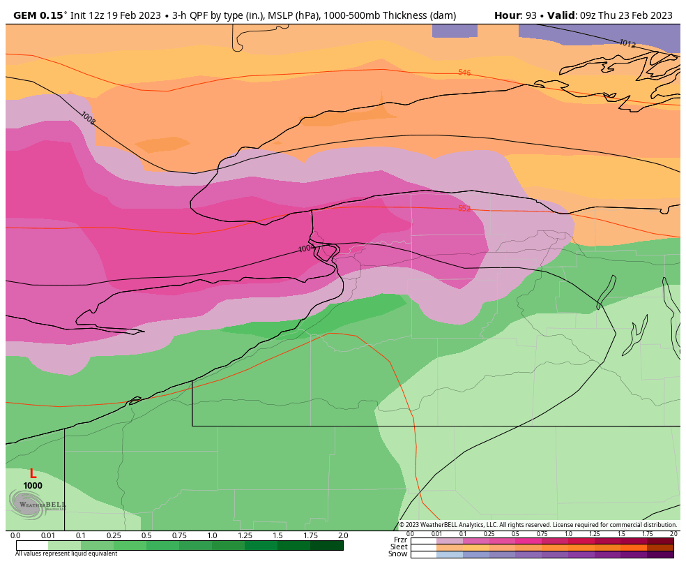 wx_MikeDoyle's tweet photo. Confidence is going on an impactful winter storm Wed night-Thurs. The exact amount of freezing rain/ice is still up in the air. This is a very difficult storm to forecast as there are many moving parts that could drastically change the outcome. #NYwx  @news4buffalo https://t.co/1Kelv4mo17