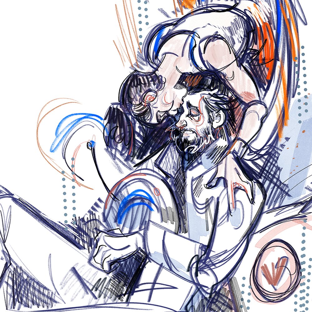 RedactedRachell's tweet photo. Sketch redraw to relax (original by al parker)

#chellmann https://t.co/M1kiKmzvlb