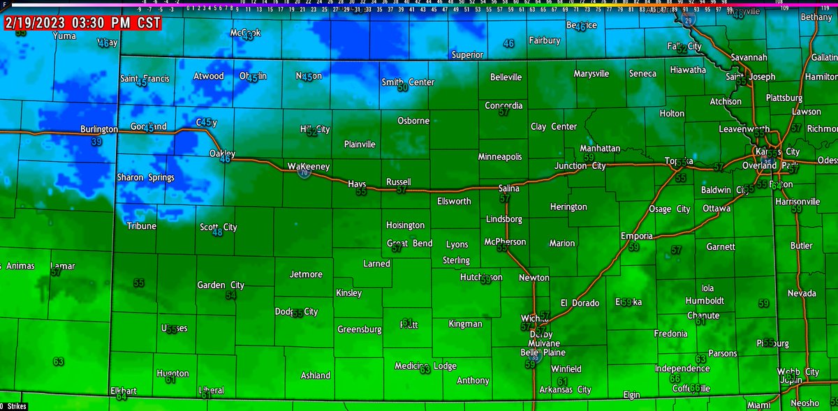 Cameron Venable, CBM KAKE on Twitter "Much nicer day across much of KAKEland with widespread