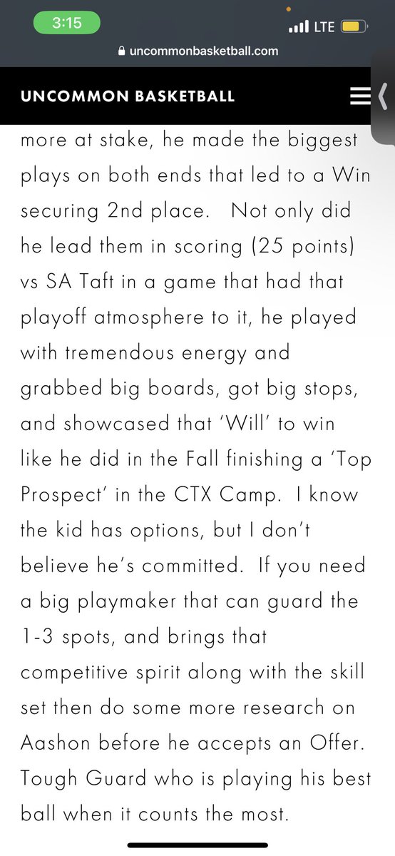 Thank you coach @UncommonBball for the write up !! <a href="/SaKingHoops/">San Antonio King Hoops</a> <a href="/CoachW40/">Coach Willie</a> <a href="/BigA_SATX/">BigA</a>