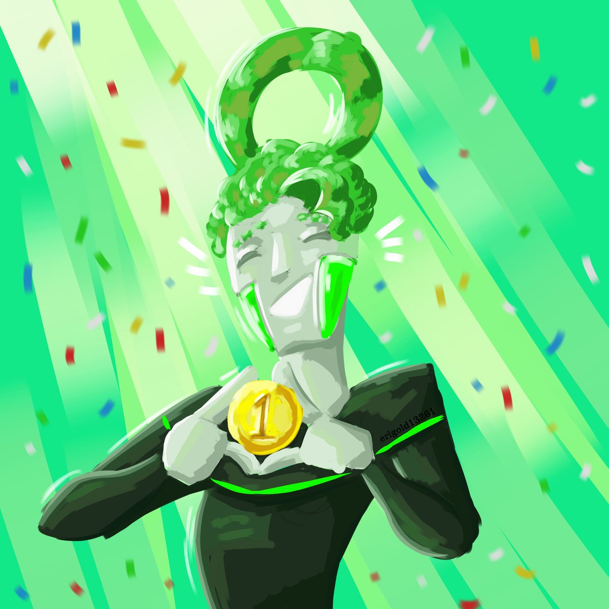 Erigold13261's tweet photo. #nsr #nostraightroads #nsr1010 #nsreloni 

Congratulations to the green bean! The people have spoken!

(Held a 1010 poll on tumblr and Eloni won at 41%!) https://t.co/wI2gPOGRkV