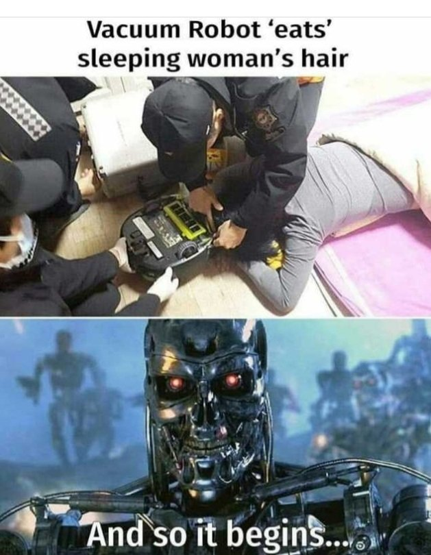 schowardjd's tweet photo. @IhabFathiSulima Looks like the robots are developing human psychiatric disorders too . . . rare case of Robotic Rapunzel Syndrome by proxy! Watch out, we might have a new form of #bezoar on our hands. It's the rise of the Robo-Rapunzels! #robots #robottakeover #robotuprising #SkyNet #pica https://t.co/Vcr1lmgcej