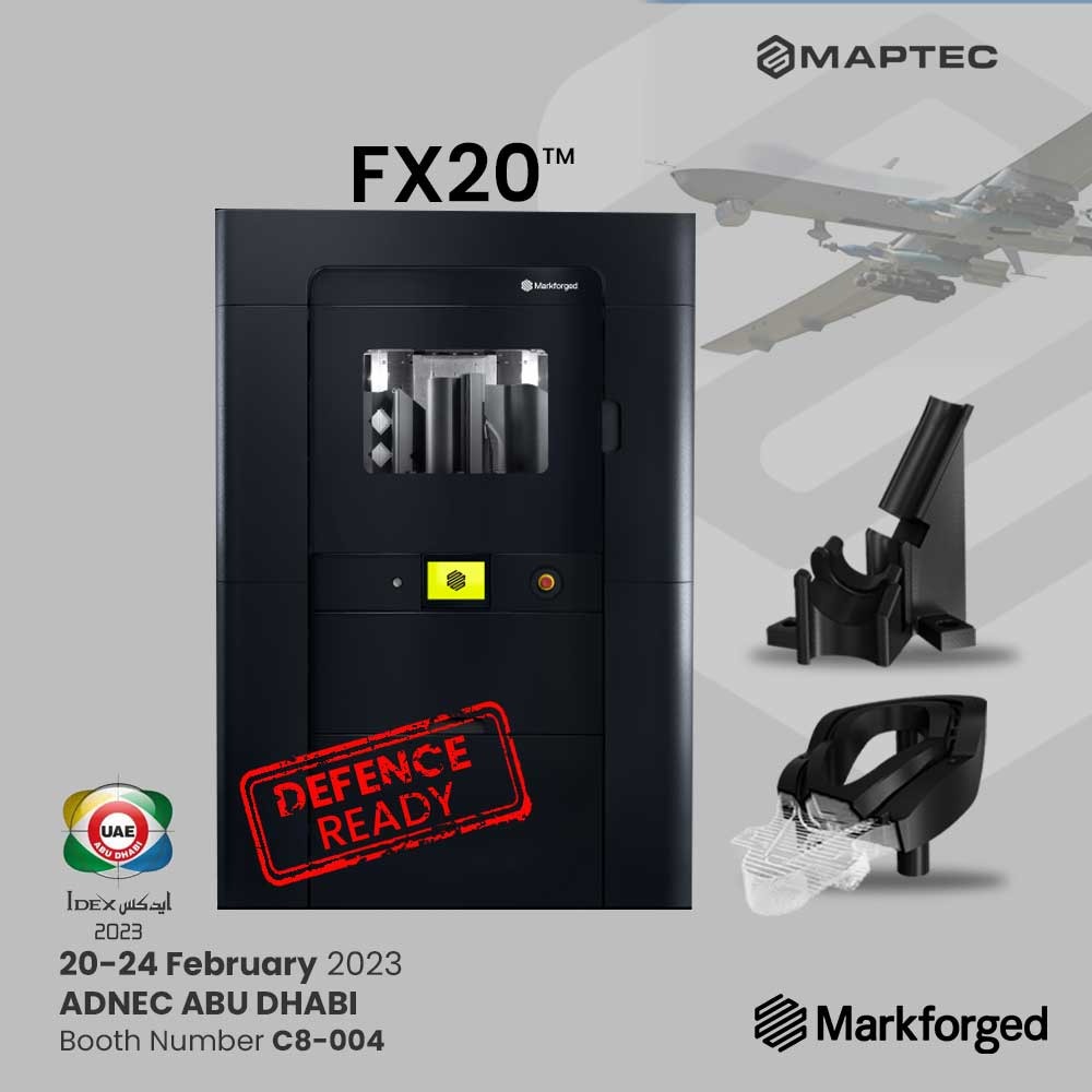 Maptec3D's tweet photo. Maptec as a regional AM Solution Provider would like to invite you to
Connect with us at IDEX 2023!
At our booth, C8-004, where we will showcase our latest Additive Manufacturing and 3d Printing technology for Aerospace and Defense Industry.
.
.
.
#maptec #idexuae #adnec #UAE https://t.co/r1CgPvDMV0
