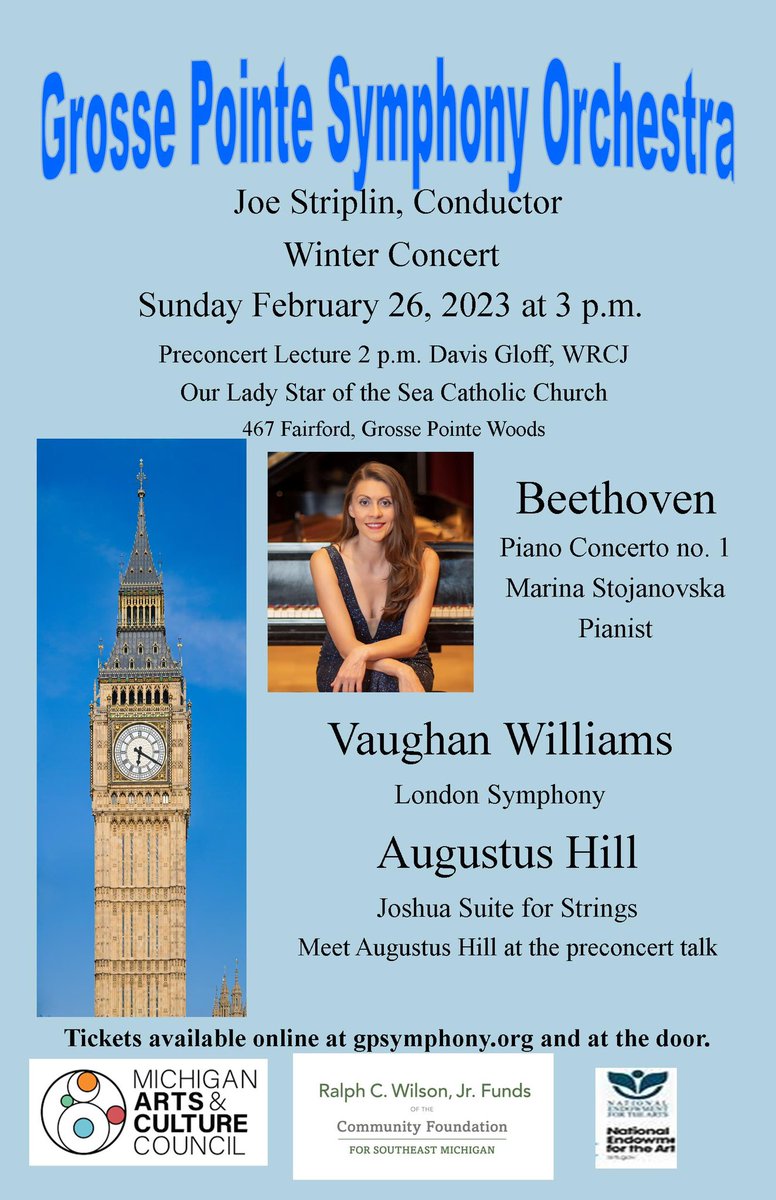 GP_Symphony's tweet photo. Our Winter Concert is next Sunday at 3 PM. A great concert with a pre concert talk by Davis Gloff from @909WRCJ. https://t.co/w3dMwwHXdX