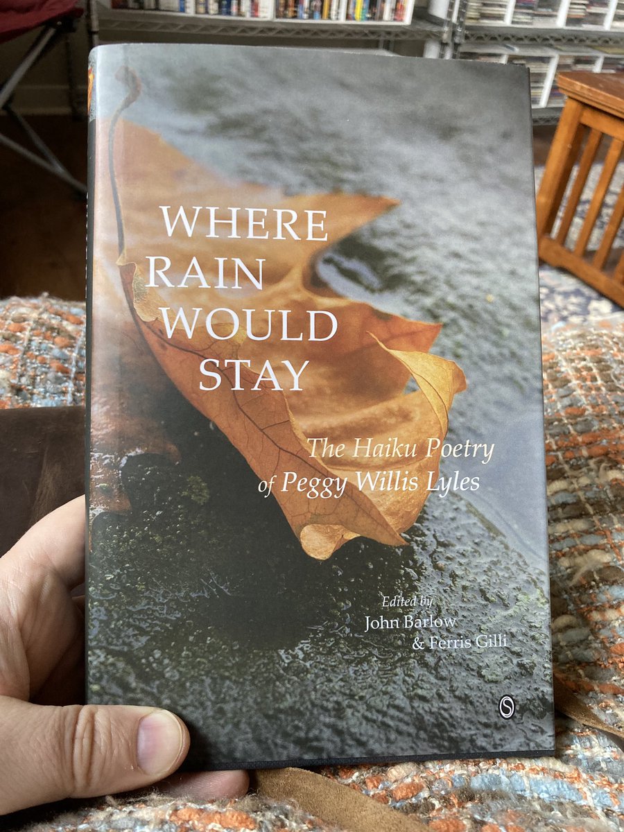 gobengaa's tweet photo. In order to write good haiku you need to read good haiku. This collection of Peggy Willis Lyles,
Where Rain Would Stay, is as good as it gets. Simply stunning. ~ #haiku #SnapshotPress #PeggyWillisLyles #WhereRainWouldStay https://t.co/sX1Efrfgxc