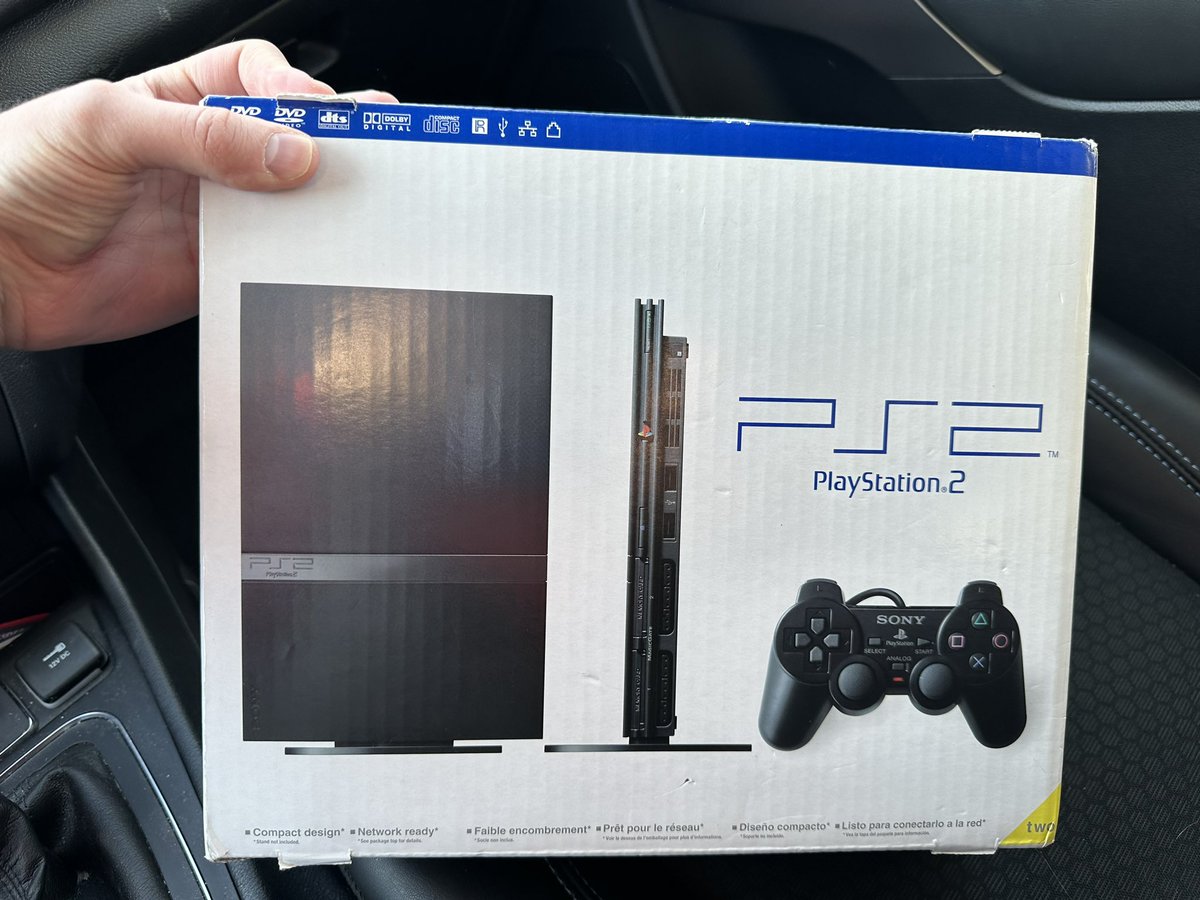 Been looking everywhere for a decent used #PS2. Found one at my local <a href="/Video_Games_Etc/">Video Games Etc!</a> brand new and sealed. It's like Christmas!