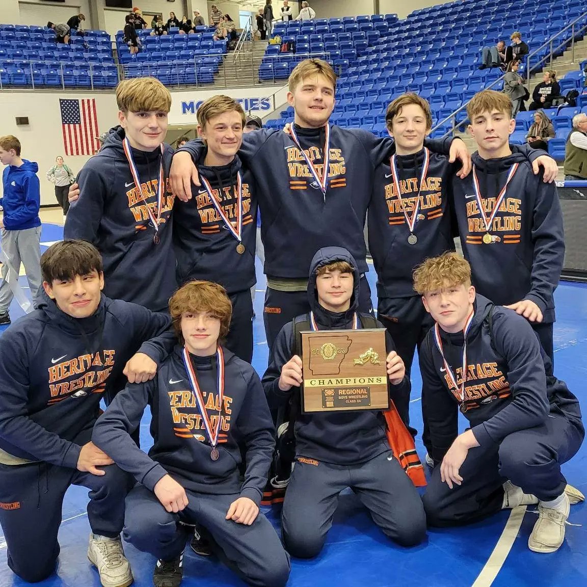 GoodwinBriar's tweet photo. 2x 6A west team regional Champs. 2x 6A west heavyweight regional champion. https://t.co/LzcGNbHTk3