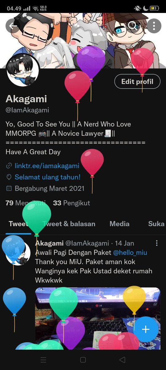 IamAkagami's tweet photo. Ada Balon Guys https://t.co/wP4QJ4LwHE