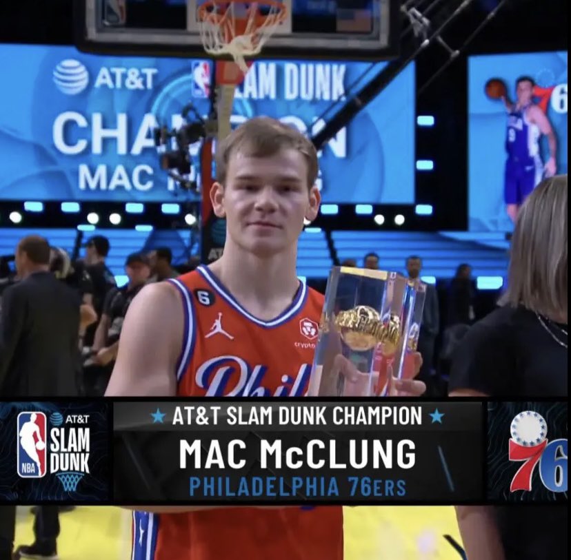 noluvjha's tweet photo. During BHM too????? #MacMcclung #DunkContest2023 https://t.co/wIxmueMkyz
