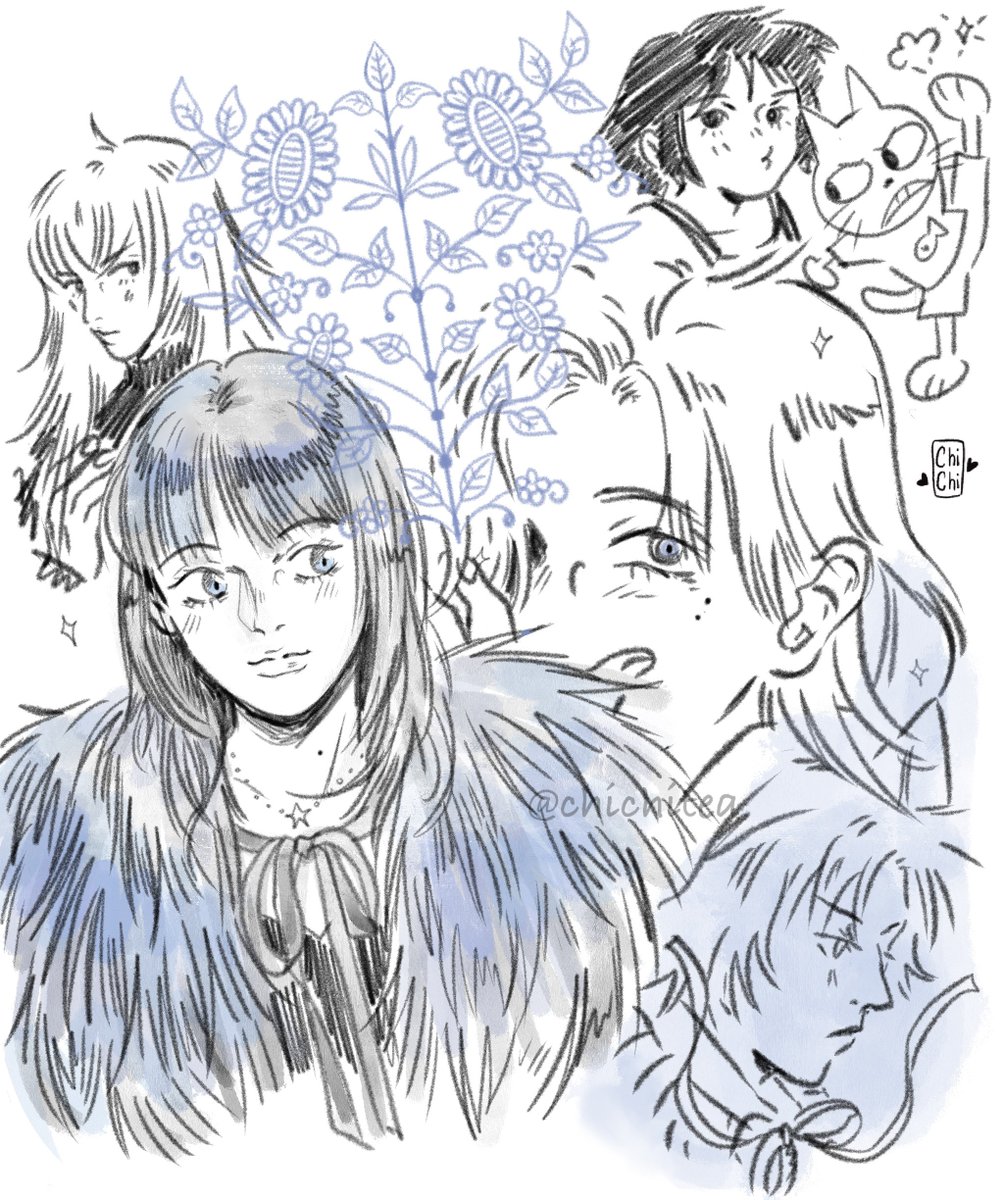 Chichitea11's tweet photo. Some quick #sketches ✨
Also looking for new 

                                 💙
                      🌤️                  🌤️
                 💙    #artmoots     💙
                      🌤️                  🌤️
                                 💙 https://t.co/lw1aiyCPq3
